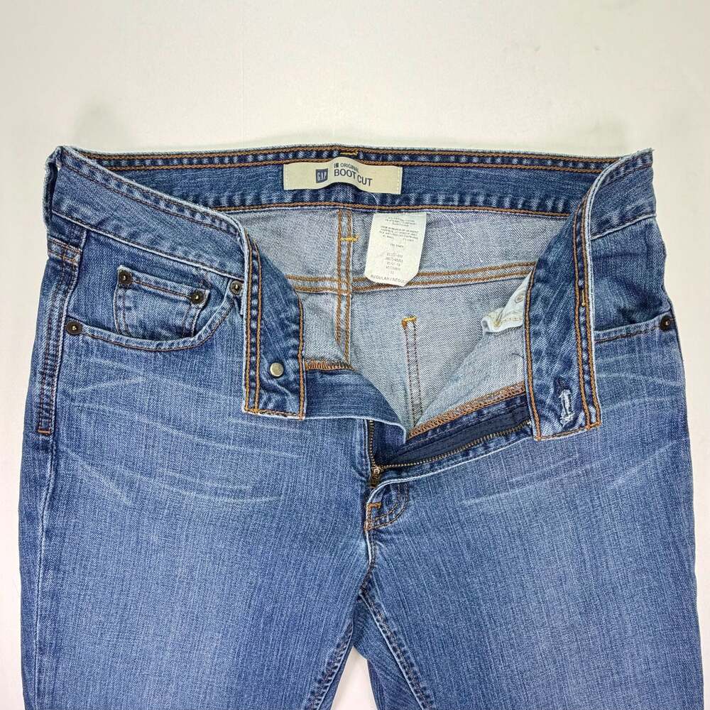 Gap Original Boot Cut Women's Blue Denim Jeans Size 12 Regular